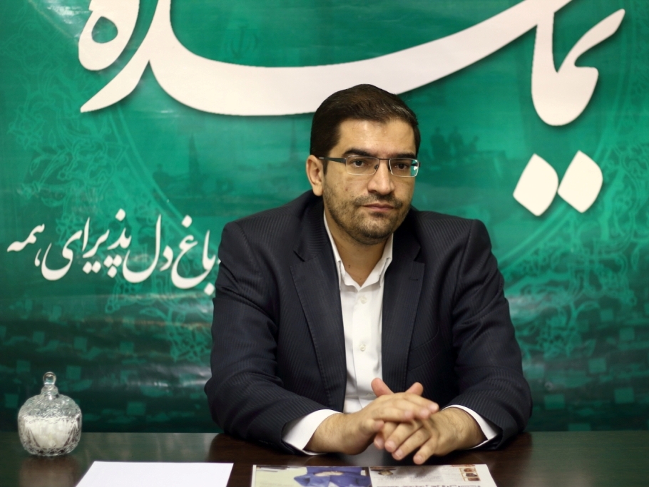 «سیداحسان قاضی زاده» نماینده فریمان در حاشیه بازدید از تحریریۀ نماینده