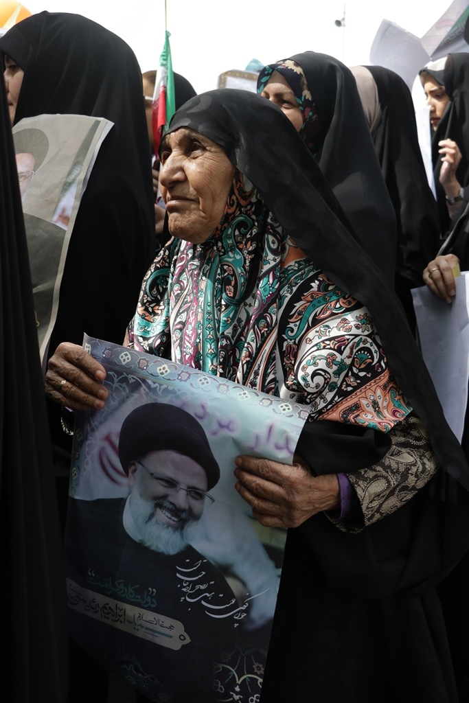 همایش حامیان حجت الاسلام رئیسی در مصلی تهران