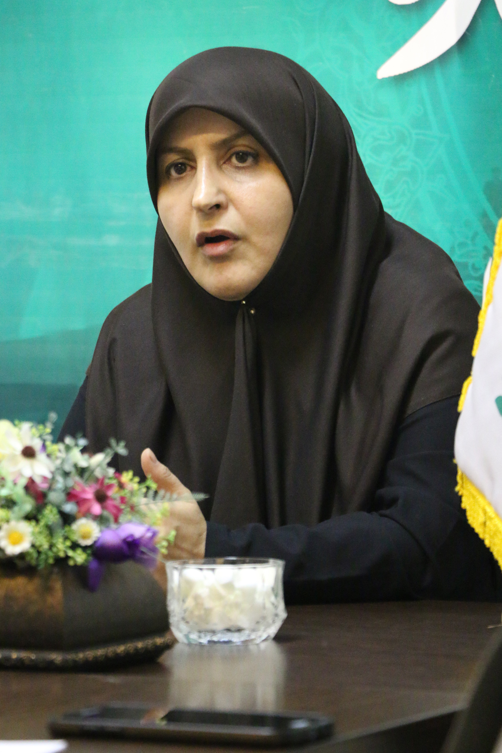 «طیبه سیاوشی شاه عنایتی» نماینده تهران در حاشیه بازدید از تحریریه «نماینده»