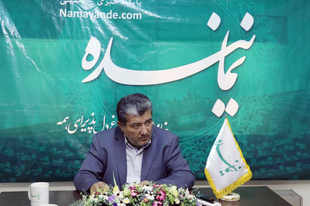«امیر خجسته» نماینده همدان در حاشیه بازدید از تحریریه «نماینده»