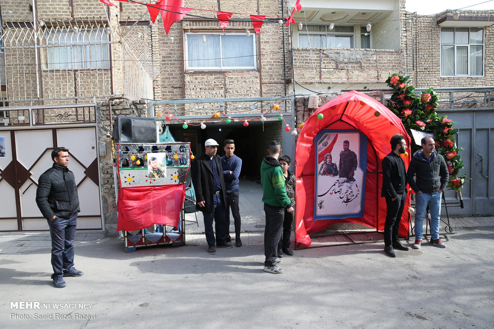 حضور رئیس بنیاد شهید در منازل شهدای حادثه تروریستی زاهدان
