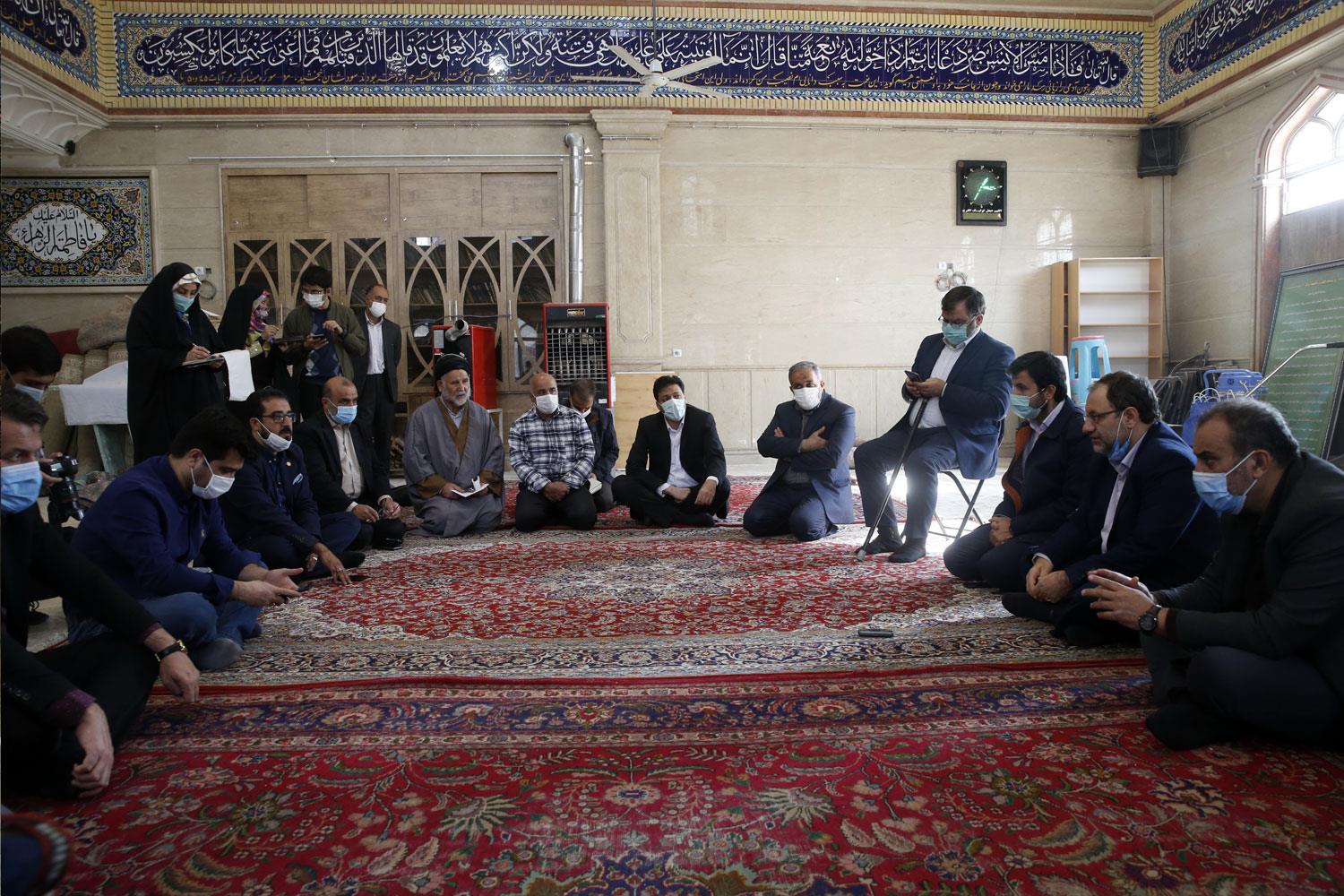 بازدید اعضای مجمع نمایندگان استان تهران از روستای امین آباد