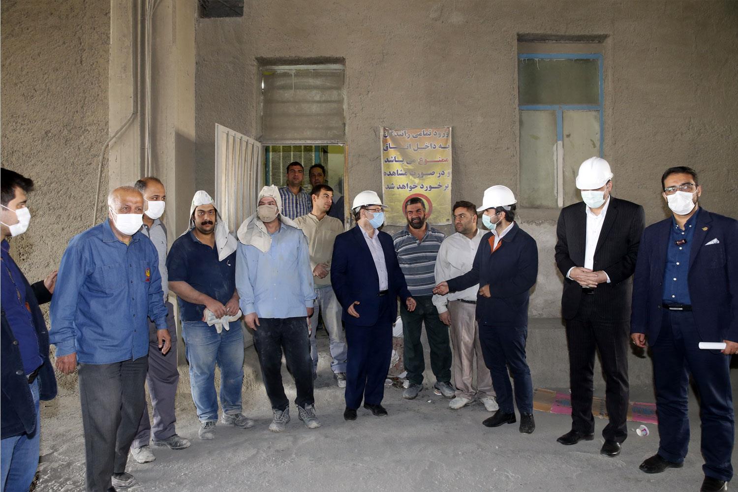 بازدید اعضای مجمع نمایندگان استان تهران از کارخانه سیمان